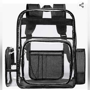 *BRAND NEW* Large Clear Bookbag